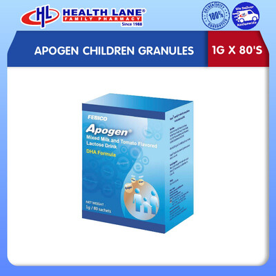 APOGEN KANAK-KANAK GRANULES (1Gx80'S)